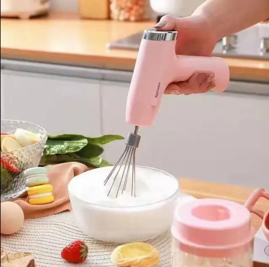 Multifunctional Mixer and Slicer | Durable Plastic & Steel Design | Available in Green, Pink & Blue