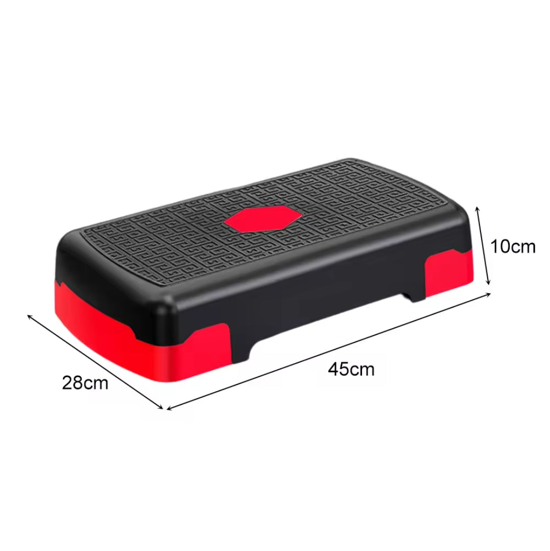 Aerobic Fitness Stepper Adjustable & Durable | 28cmx45cmx10cm