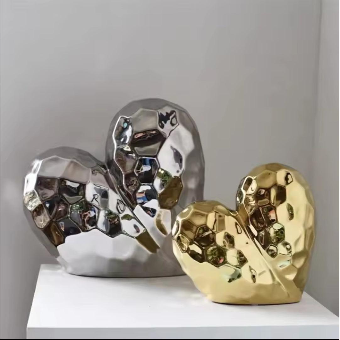 Heart Shape Ceramic Vase