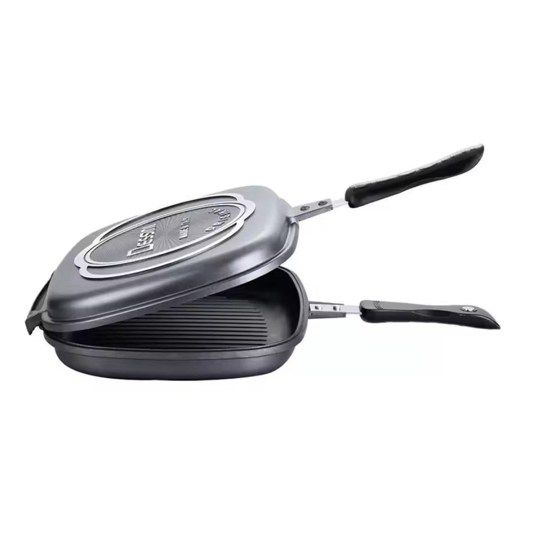 Double Pan 40 cm / Premium Non-Stick Cooking Pan for Perfect Meals- Furaha Finds Kenya