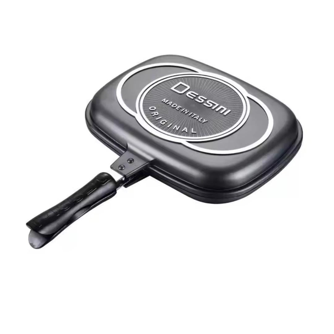 Double Pan 40 cm / Premium Non-Stick Cooking Pan for Perfect Meals- Furaha Finds Kenya