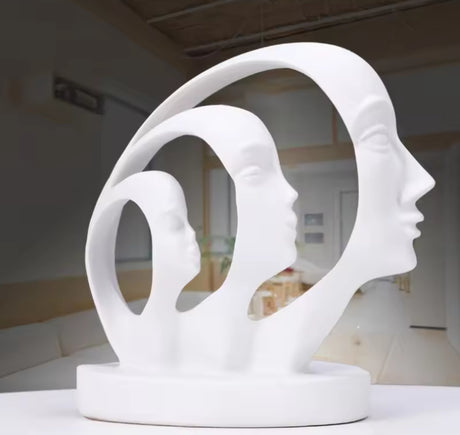 Furaha Finds Originality Home Decoration Abstract Portrait Sculpture 