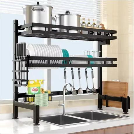 2 Layer Over the Sink Dish Drainer |Space Saving & Practical- Furaha Finds Kenya