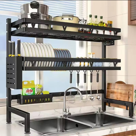 2 Layer Over the Sink Dish Drainer |Space Saving & Practical- Furaha Finds Kenya