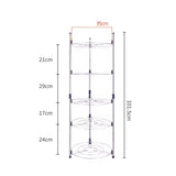5 Layer Pot and Pan Rack Stainless Steel & Plastic- Furaha Finds Kenya