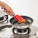 Furaha Finds premium stainless steel tongs with silicone tips and grips. Heat-resistant kitchen tongs