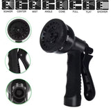 Furaha Finds telescopic hose and water gun kit expandable and durable with high-quality ABS plastic aluminium and 5000D polyester braiding