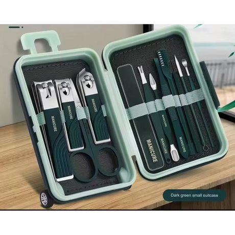 12 in 1 Pedicure Manicure Nail Set Complete Grooming Kit for Hands and Feet- Furaha Finds Kenya