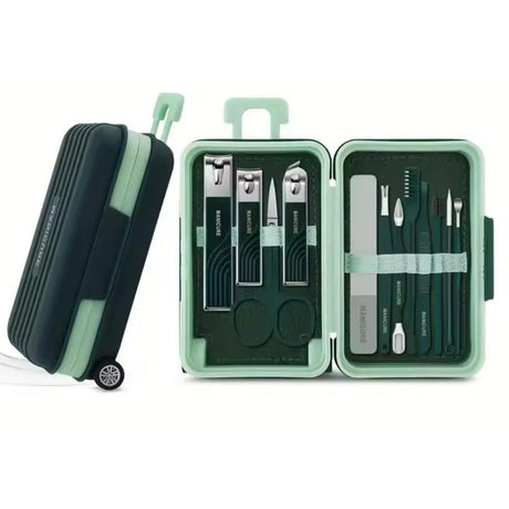 12 in 1 Pedicure Manicure Nail Set Complete Grooming Kit for Hands and Feet- Furaha Finds Kenya