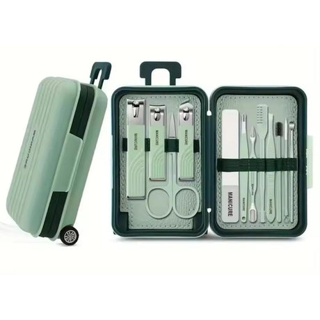 12 in 1 Pedicure Manicure Nail Set Complete Grooming Kit for Hands and Feet- Furaha Finds Kenya
