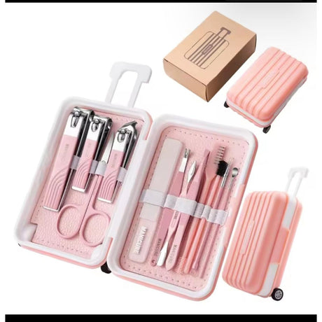 12 in 1 Pedicure Manicure Nail Set Complete Grooming Kit for Hands and Feet- Furaha Finds Kenya