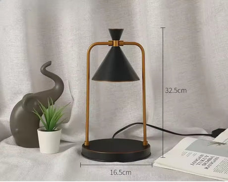 Furaha Finds electric candle warmer with 2 bulbs for safe and efficient wax melting. Available in maroon silver white and black