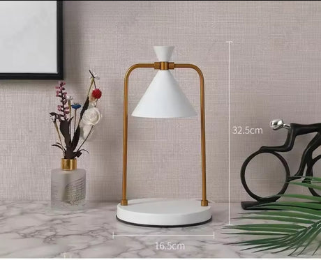 Furaha Finds electric candle warmer with 2 bulbs for safe and efficient wax melting. Available in maroon silver white and black