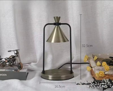 Furaha Finds electric candle warmer with 2 bulbs for safe and efficient wax melting. Available in maroon silver white and black