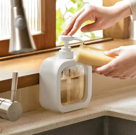 Refillable Dispenser 400ml Elegant and Versatile for Soap Sanitizer Lotion and Shower Gels