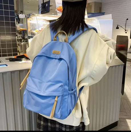Furaha Finds high-quality backpack in blue, designed for junior high and high school students, and laptop users