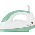 White and Green Dry Iron RM/180 – 1100W Stainless Steel Soleplate Electric Iron dry iron Irons