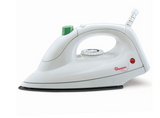 White Dry Iron RM/179 – 1100W Stainless Steel Soleplate Electric Iron