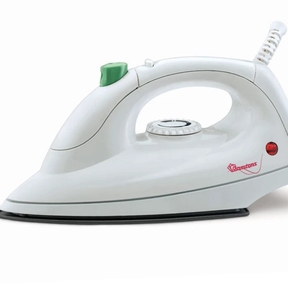 White Dry Iron RM/179 – 1100W Stainless Steel Soleplate Electric Iron dry iron Irons