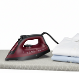Red Steam Iron RM/584 – 2400W Non-Stick Soleplate with Spray & Dry Iron Function
