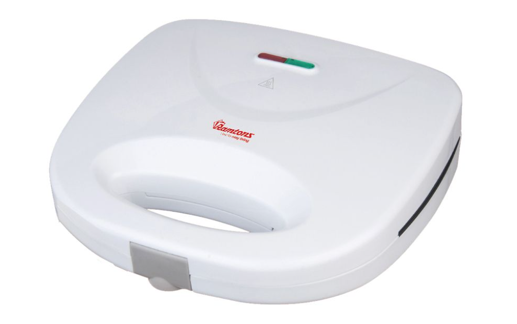 2 Slice Sandwich Toaster RM/479 – Non-Stick White Sandwich Maker