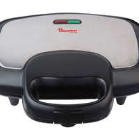 2 Slice Sandwich Toaster RM/478 – Black & Stainless Steel Non-Stick Sandwich Maker toasters and grills Sandwich Makers