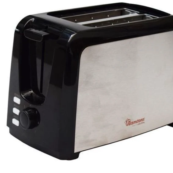 2 Slice Pop Up Toaster RM/564 Stainless Steel with Defrost & Reheat – 826W 2 Slice Pop Up Toaster Toasters