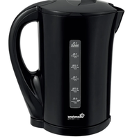 Cordless Electric Kettle 1.7 Liters Black - Fast Boiling with STRIX Control Kitchen Appliances Electric Kettles