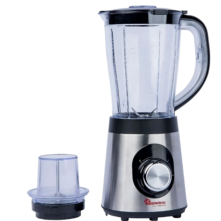 Blender+Mill 1.5 Liters 2 Speed - 500W with Coffee Grinder Kitchen Appliances Food Blenders