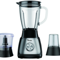 Blender+Mill+Chopper 1.5 Liters 5 Speed - 500W All-in-One Kitchen Appliances Food Blenders