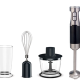 3-in-1 Hand Blender 600W - Stainless Steel with Whisk & Chopper Kitchen Appliances Food Blenders