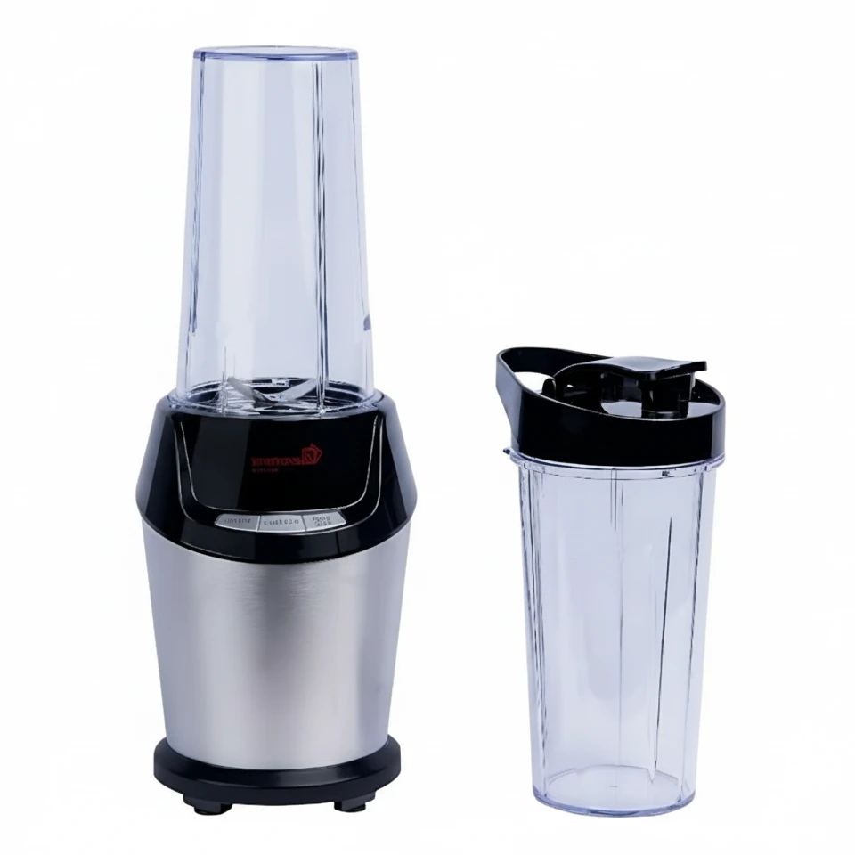 Mini High Speed Blender 1000W - 2300RPM with To-Go Bottles Kitchen Appliances Food Blenders