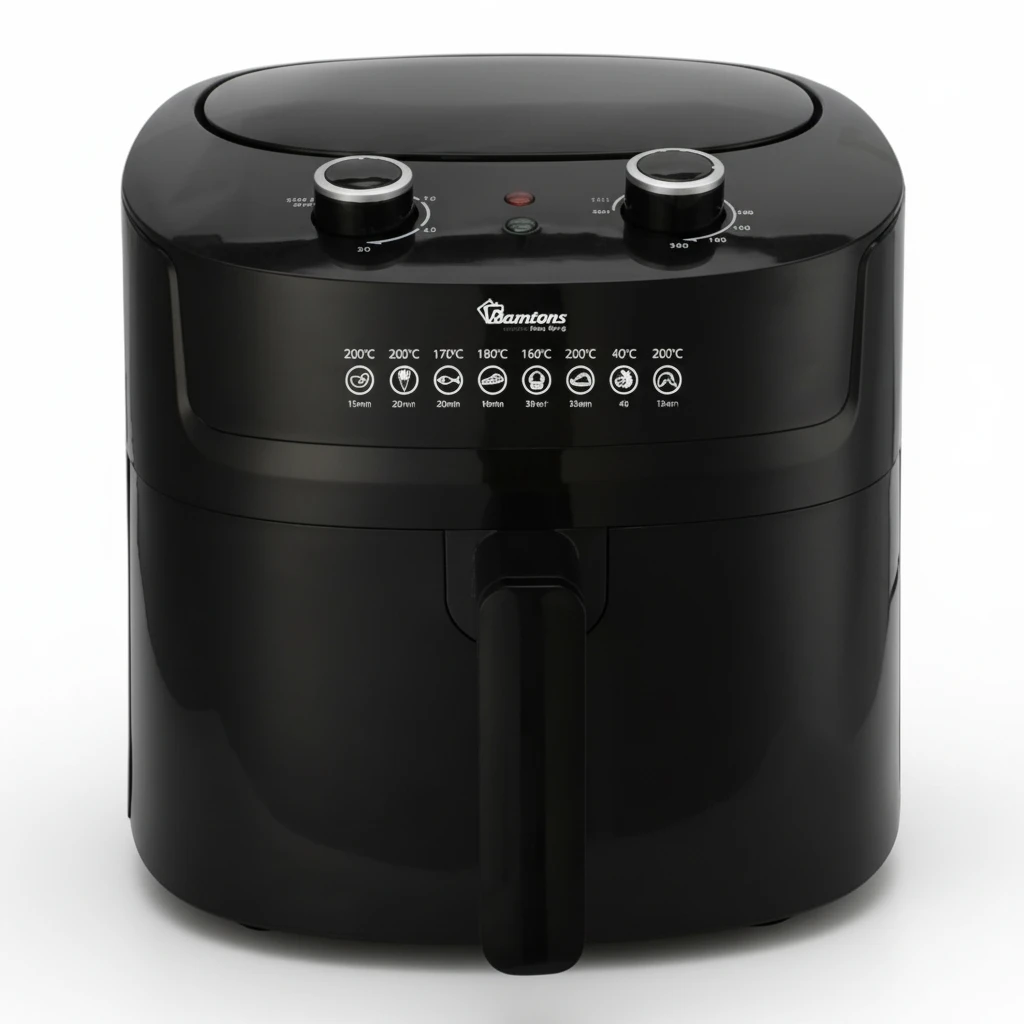 6L Manual Air Fryer Oil Free - 1800W Healthy Cooking Kitchen Appliances Air Fryers
