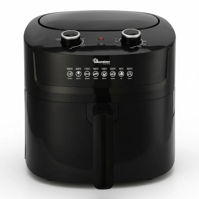 6L Manual Air Fryer Oil Free - 1800W Healthy Cooking Kitchen Appliances Air Fryers