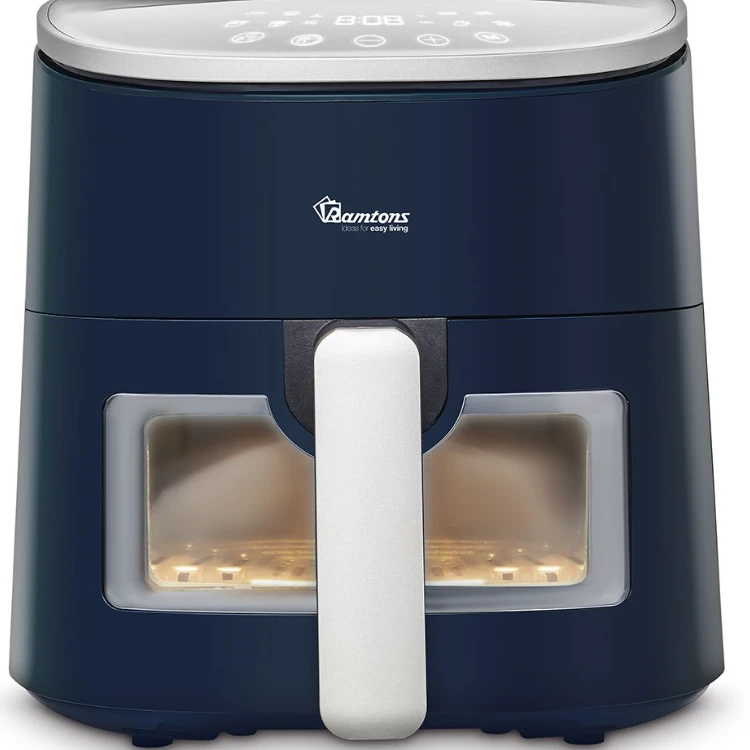 Air Fryer 3.5 Litre Blue - 1300W with 8 Preset Cooking Modes Kitchen Appliances Air Fryers