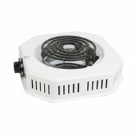 Spiral Plate Cooker 1 Burner White - RM/250 Kitchen Appliances Portable Cooking Stoves