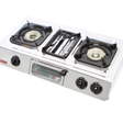 Gas Cooker 2 Burner Stainless Steel - RG/504 Kitchen Appliances Cooktops