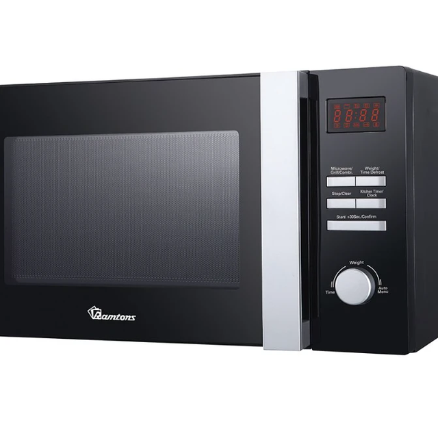 25 Litres Microwave + Grill Black - RM/551 Kitchen Appliances Microwave Ovens