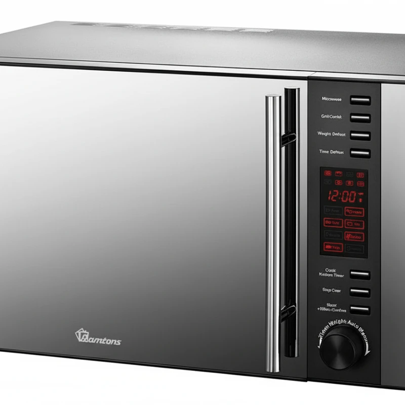 25 Liters Microwave + Grill Black - RM/326 Kitchen Appliances Microwave Ovens