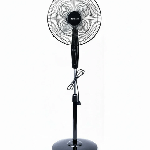 Black Econo Fan, 3 Speed - RM/572 Home Appliances Desk & Pedestal Fans