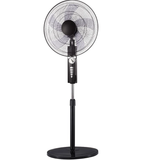 Black Stand Fan, 4 Speed - RM/668 Home Appliances Desk & Pedestal Fans