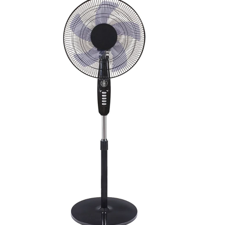 Black Stand Fan, With Remote - RM/669 Home Appliances Desk & Pedestal Fans