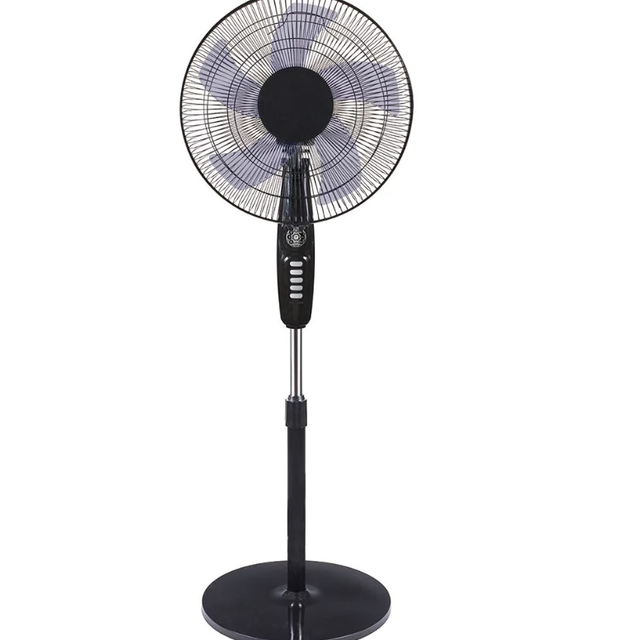 Black Stand Fan, With Remote - RM/669 Home Appliances Desk & Pedestal Fans
