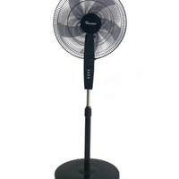 Black Stand Fan, With Remote - RM/757 Home Appliances Desk & Pedestal Fans