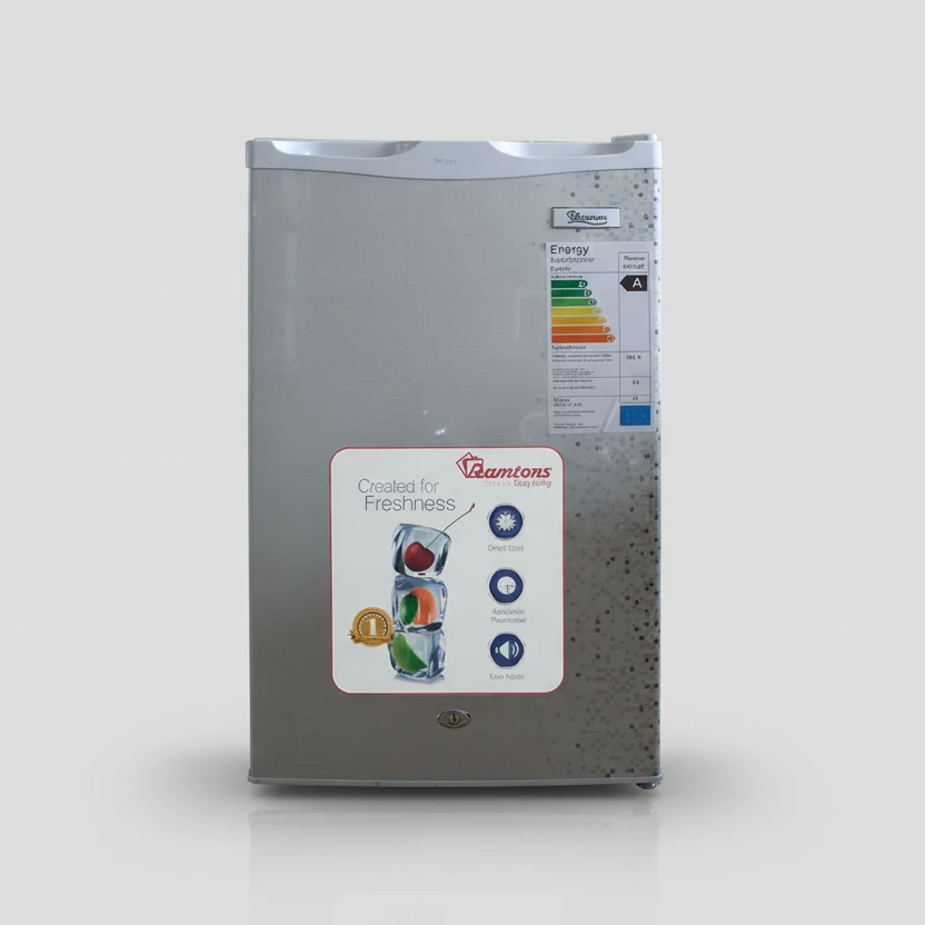 90 Liters Single Door Direct Cool Fridge, Mar Silver - RF/247 Home Appliances Refrigerators