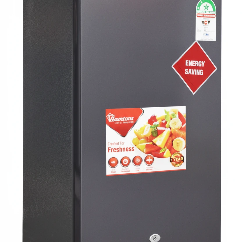 90 Liters Single Door Direct Cool Fridge, Silver - RF/215 Home Appliances Refrigerators