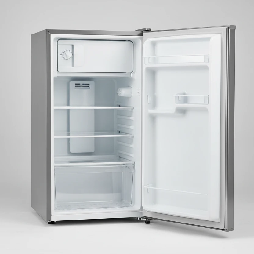 90 Liters Single Door Direct Cool Fridge, Titan Silver - RF/256 Home Appliances Refrigerators