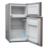 90 Litres Double Door Direct Cool Fridge, Silver - RF/222 Home Appliances Refrigerators