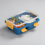 3 Grid Snack Box BPA Free Plastic 850ml