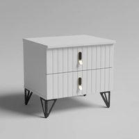 Nordic Bedroom Minimalist Night Table with Drawers Furniture Nightstands